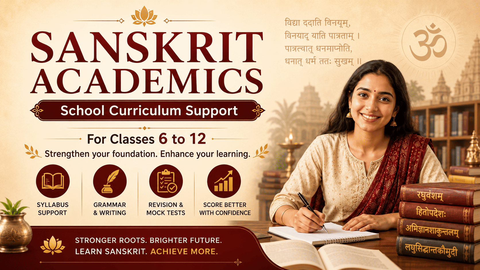 Sanskrit Academic - School Curriculum Support