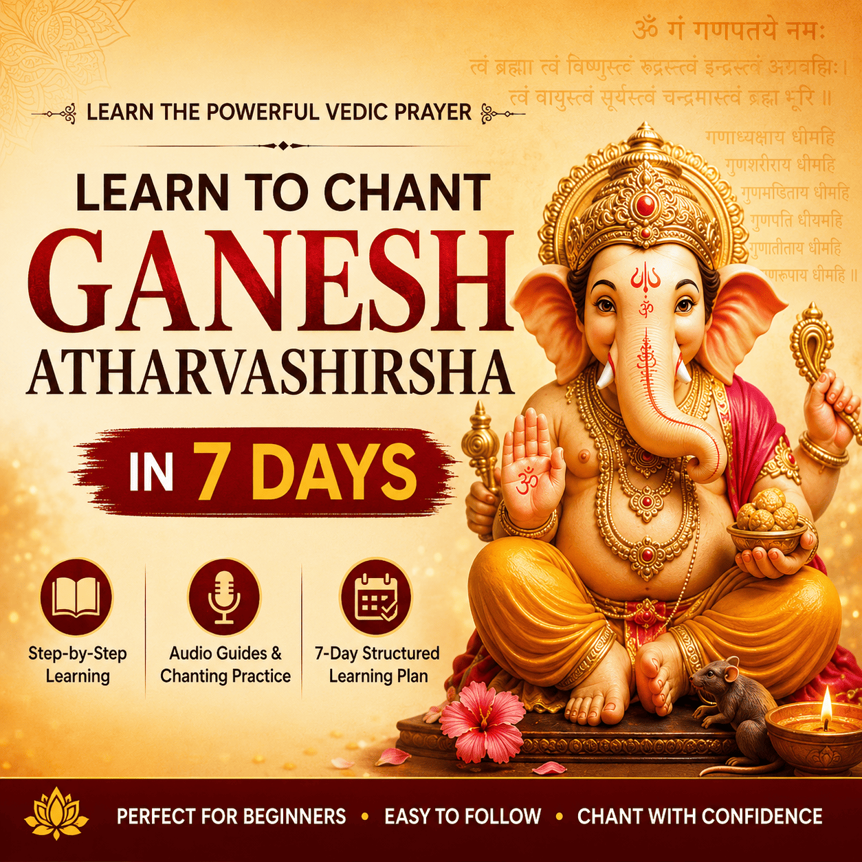 Learn to Chant Ganesh Atharvashirsha in 7 Days